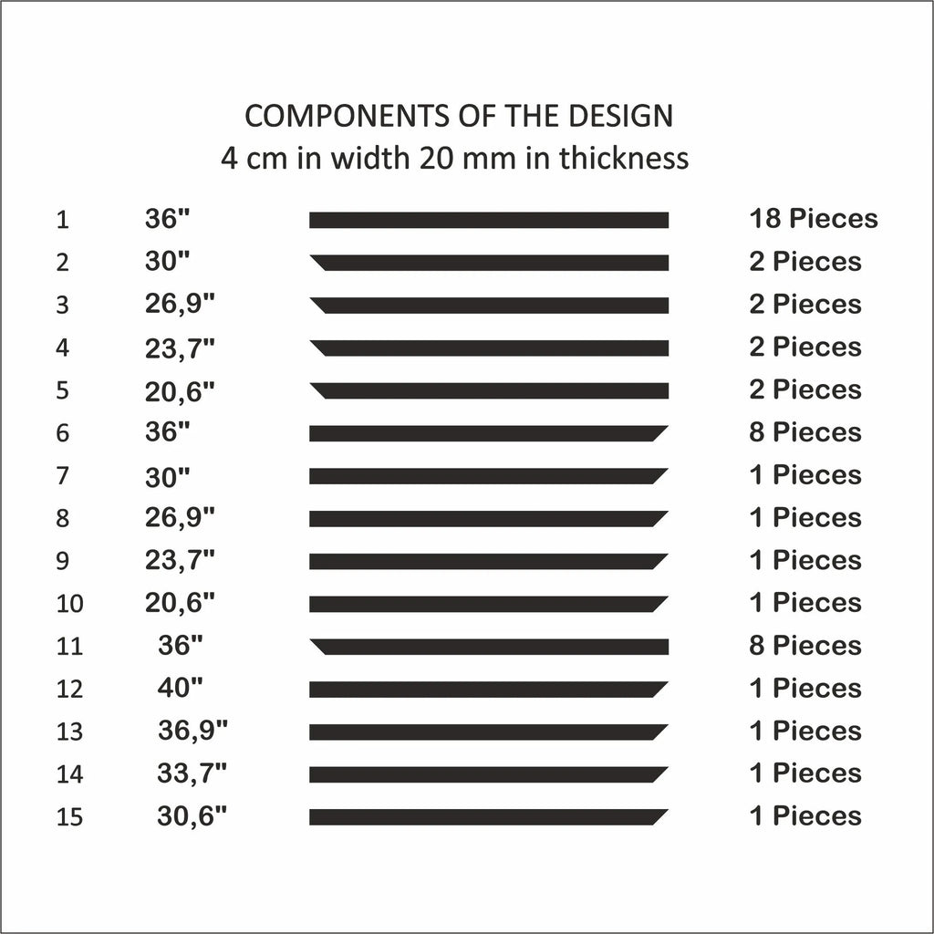 TV Unit Design Wall Molding - Ready to Assemble Wall Molding Kit | Pre-Cut & Primed