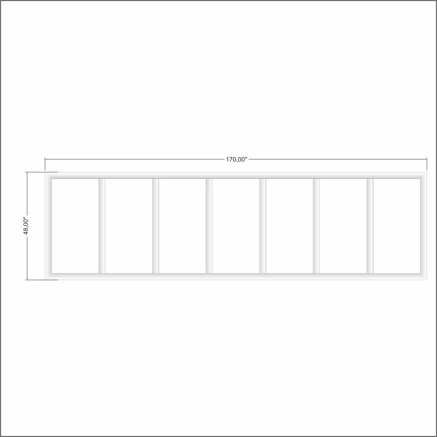 Ready to Assemble Wall Paneling Package - Factory Primed Half of Wall | Easy Installation