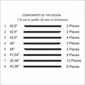 Board and Batten Wall Accent Kit | Pre-Cut & Ready to Assemble