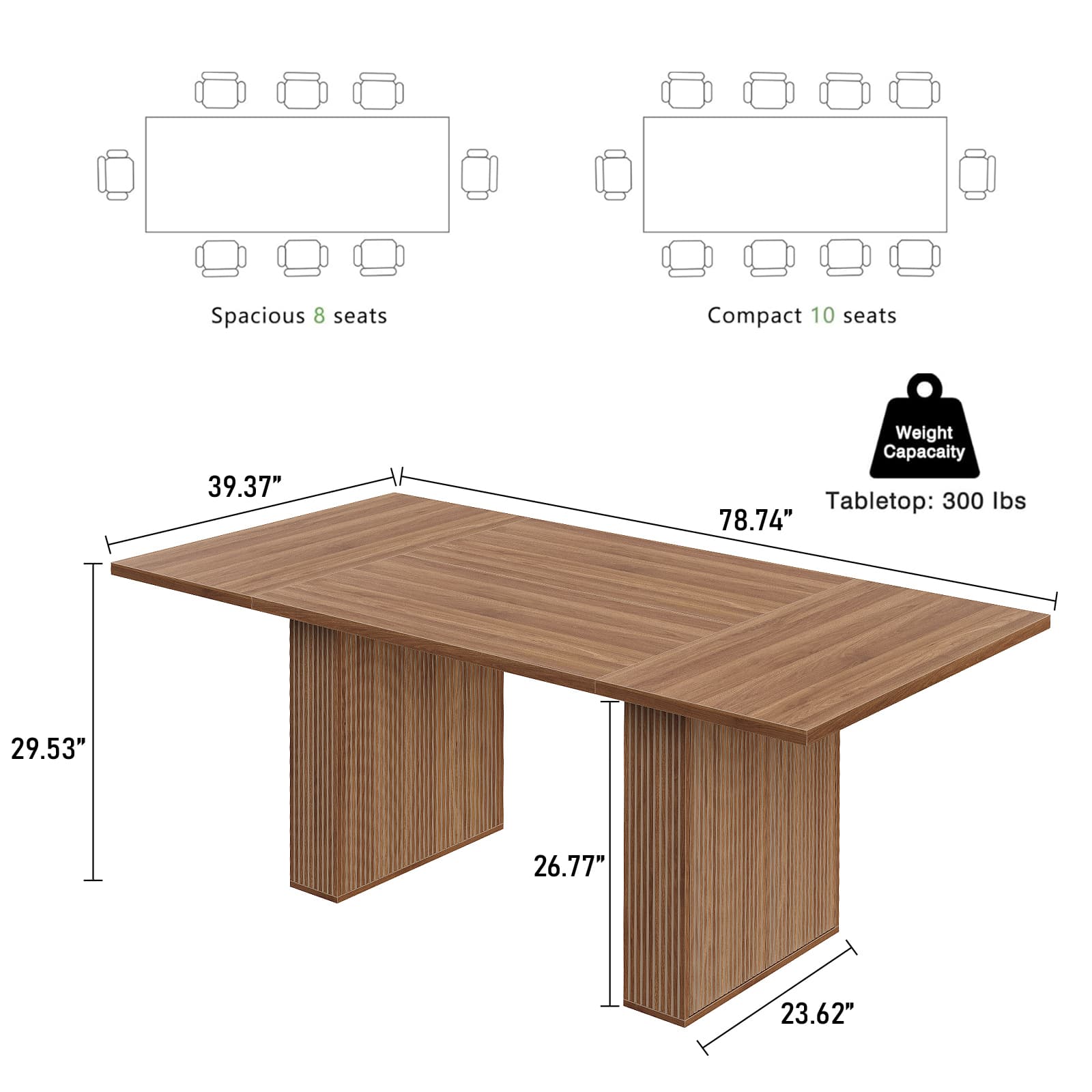 78.7" Dining Table - Vektaya